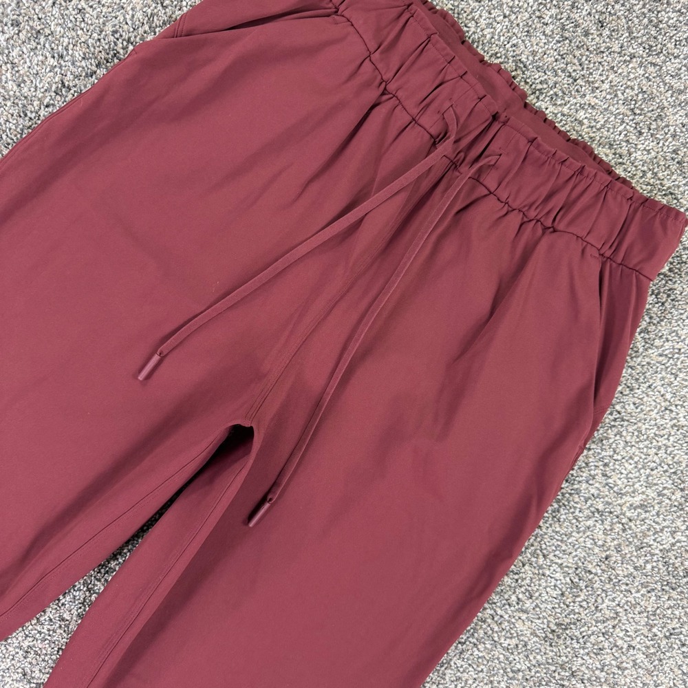 Lululemon Stretch High-Rise Jogger Red Merlot Womens 6 Workout Train Gym LW5CV4S - Picture 3 of 13